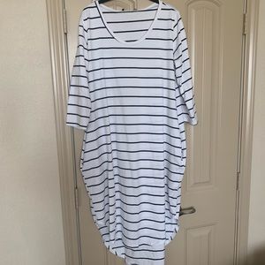 NWT Striped Maxi Dress w/pockets